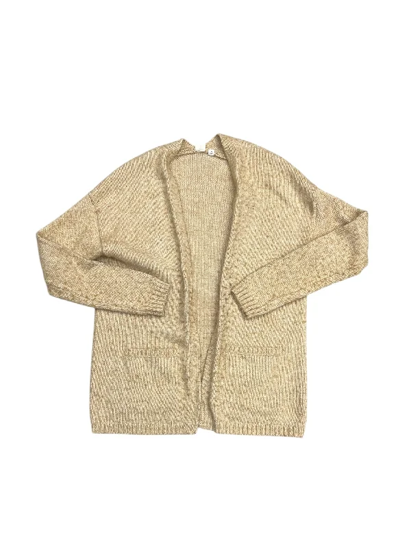 Women's Estonian Wool SweatersSweater Cardigan By Gap In Tan, Size: M