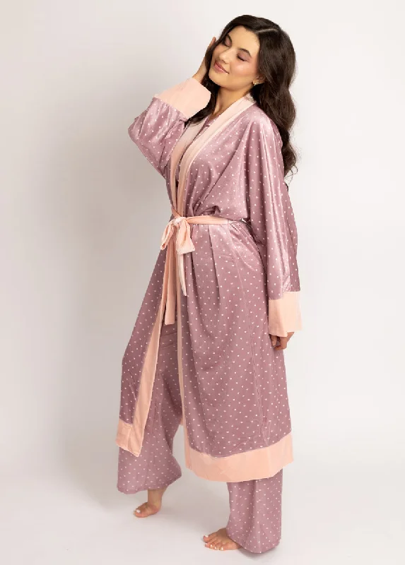 women's pajamas designed for sleepKamila Robe in Ditsy Heart