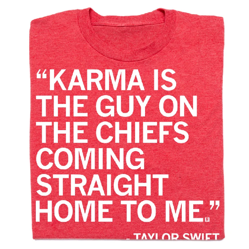 Women's Blouse with Keyhole CollarTaylor Swift Karma Quote