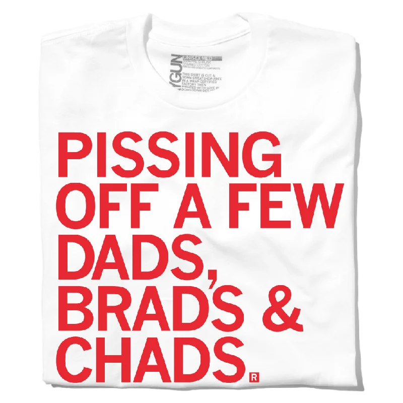 Women's Blouse with ZipperPissing Off Dads Brads & Chads