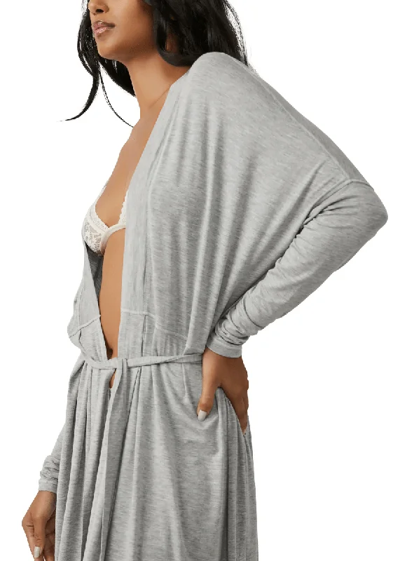 elegant women's satin pajamasFree People Essential Cardi/Robe - FP032122CY