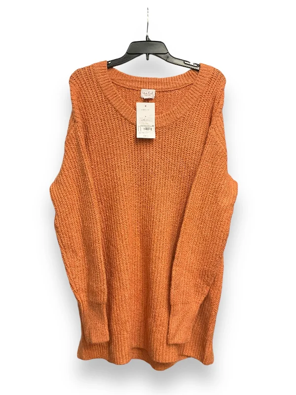 Women's Low Collar SweatersSweater By Isabel Maternity In Orange, Size: S