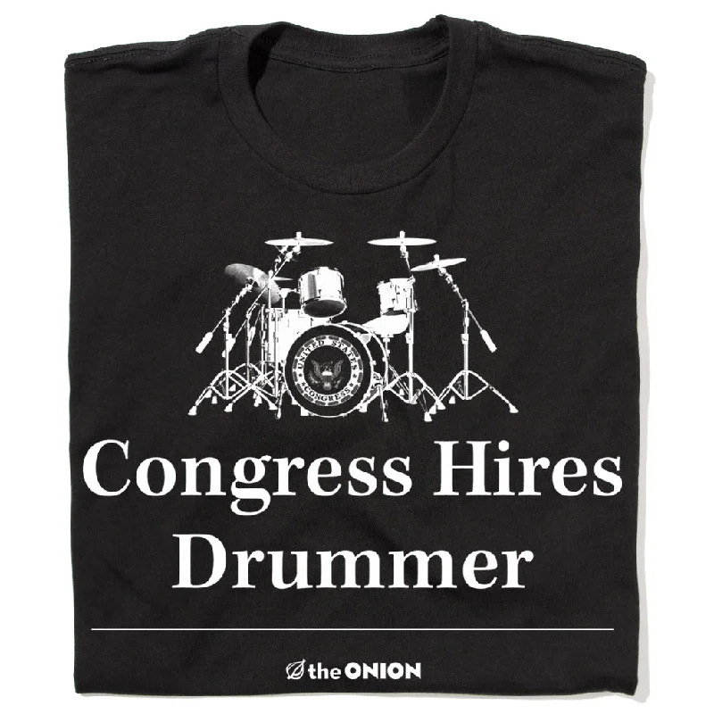 Women's Blouse with Notched CollarThe Onion: Congress Hires Drummer