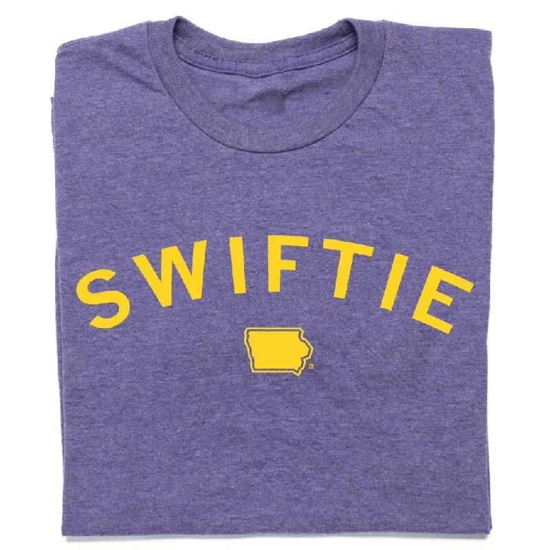 Women's Blouse with Collarless DesignIowa Swiftie Purple & Gold