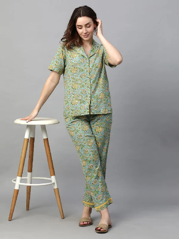 women's pajamas for those who cherish softnessWomen's Multi Cotton Regular Fit Pyjama Suit