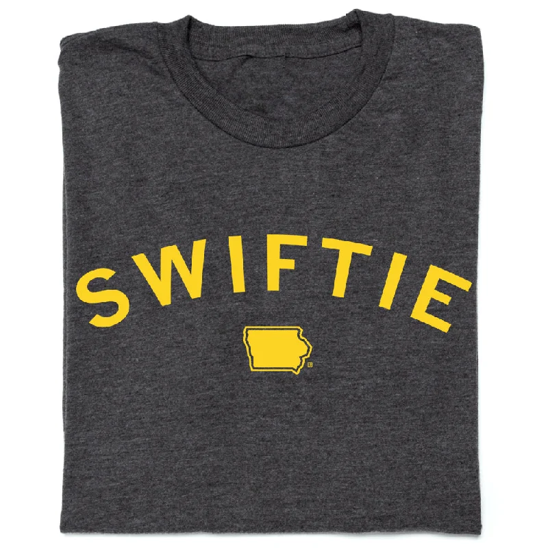 Women's Blouse with Narrow CollarIowa Swiftie Black & Gold