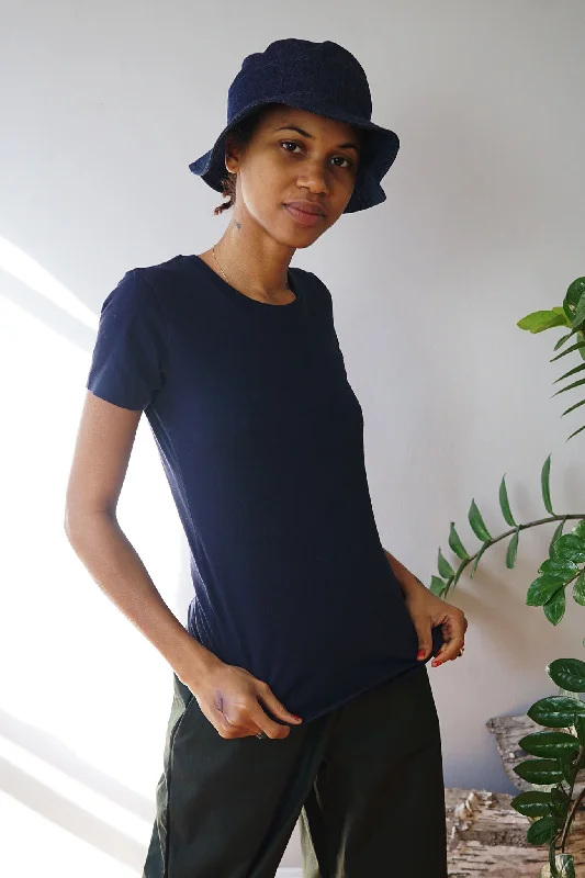 Women's Blouse with TasselsMott Tee - Navy