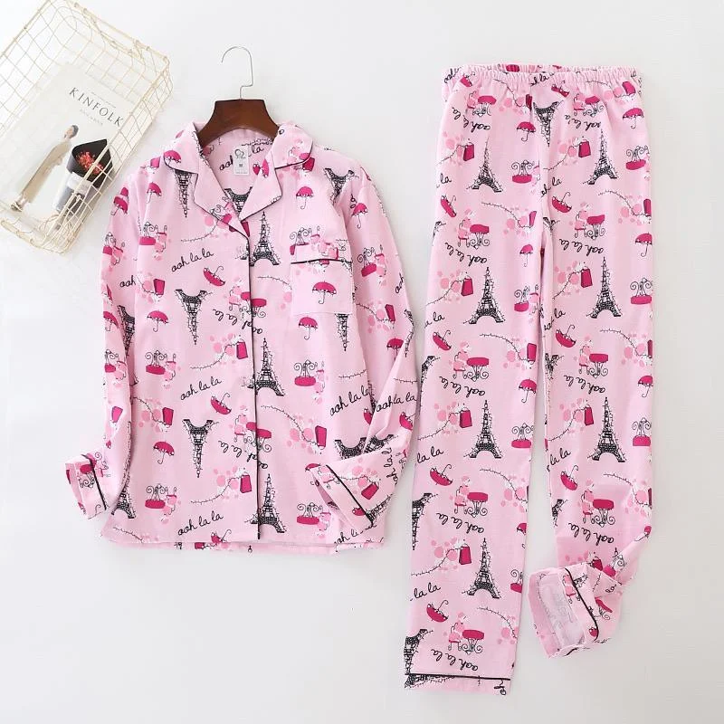 women's pajamas with built-in braLuxury Flannel Nightset