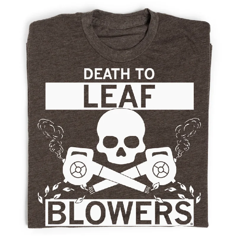 Women's Blouse with Sweetheart NeckDeath to Leaf Blowers