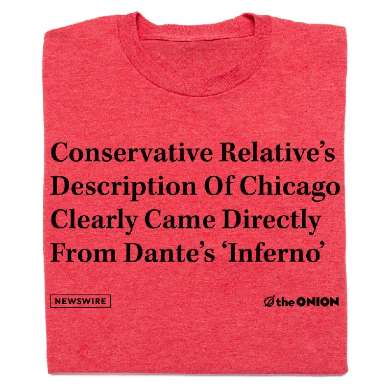 Women's Blouse with Three-Quarter SleevesThe Onion: Dante's Inferno Chicago