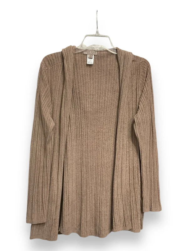 Women's Irish Wool SweatersCardigan By Barefoot Dreams In Taupe, Size: Xl