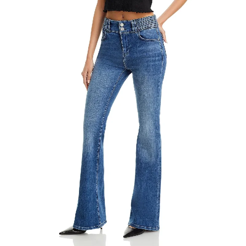 Women's JodhpursWomens Flare High Waisted Flared Jeans