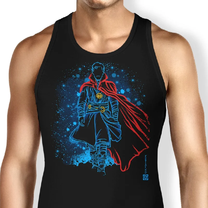 Women's Blouse with High CollarThe Mystical Doctor - Tank Top