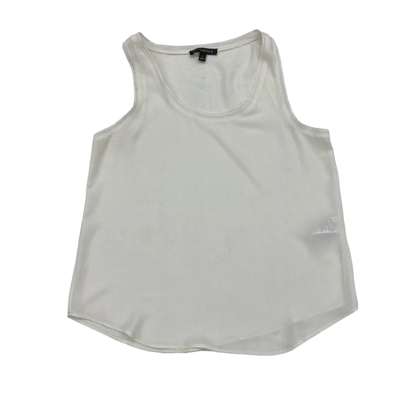 Women's Blouse with U-Shaped CollarCREAM BLOUSE SLEEVELESS by BANANA REPUBLIC Size:S