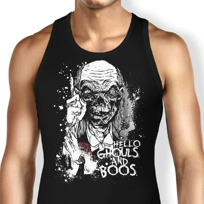 Women's Blouse with Peter Pan CollarGhouls and Boos - Tank Top