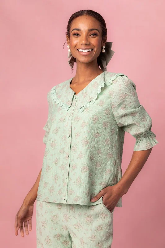 Women's Blouse with Sweetheart NeckHadley Blouse - FINAL SALE