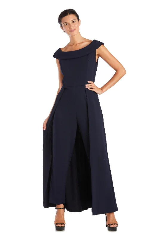 Women's Jumpsuits with HoodR&M Richards 2517 Formal Long Cocktail Jumpsuit