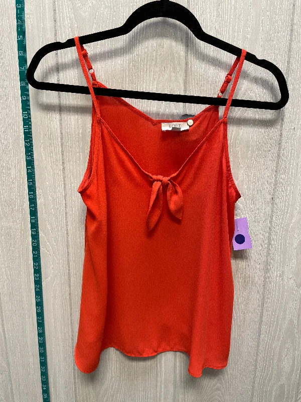 Women's Blouse for SchoolOrange Blouse Sleeveless Loft, Size S