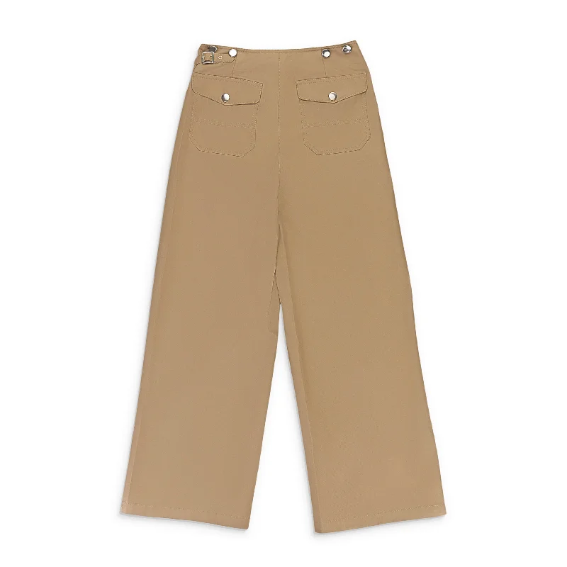 Women's Jodhpurs with Shirt CollarSNAP SAND WIDE-LEG PANT