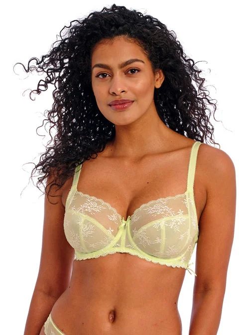 convertible bra with multiple wear optionsOffbeat Decadence Key Lime Uw Side Support Bra