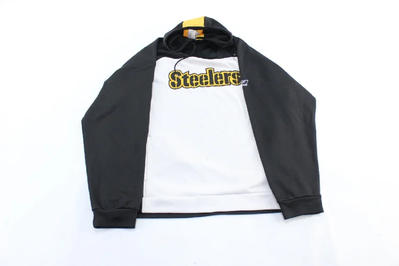 Women's Zip-Up CoatsReebok Embroidered Pittsburgh Steelers Pullover Hoodie