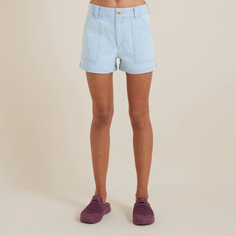 Women's Vintage ShortsHWY Shorts - Light Bleached Denim