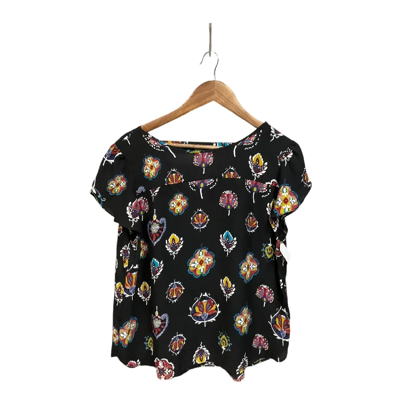 Women's Blouse with Asymmetrical HemBlouse Sleeveless By Loft In Multi-colored, Size: L