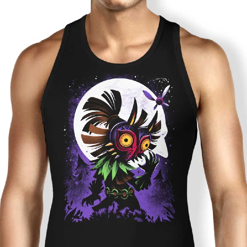 Women's Blouse with High CollarMasked Sorcerer - Tank Top