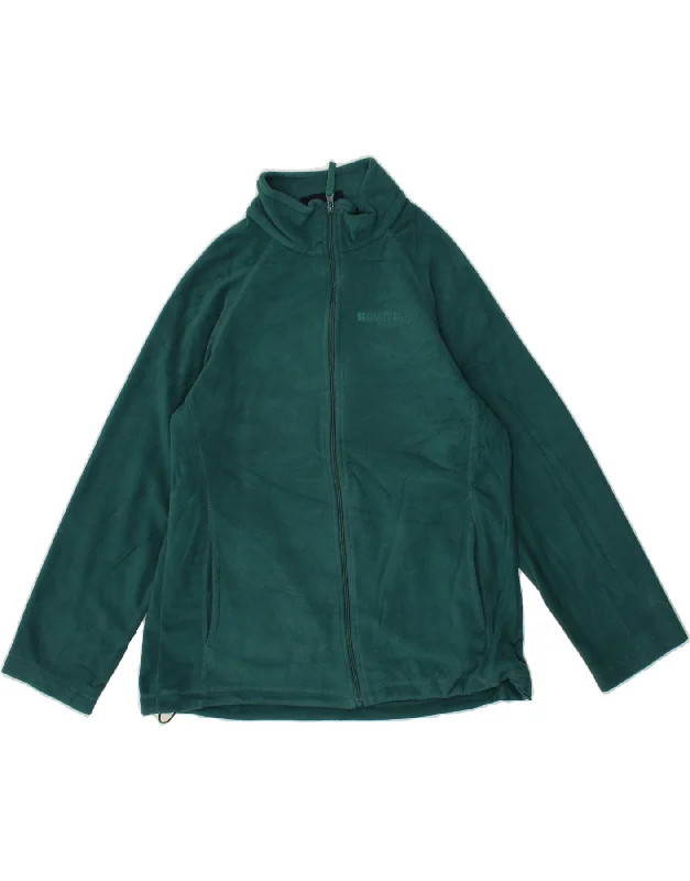 Women's Coats with ButtonsMOUNTAIN WAREHOUSE Womens Fleece Jacket UK 10 Small Green Polyester