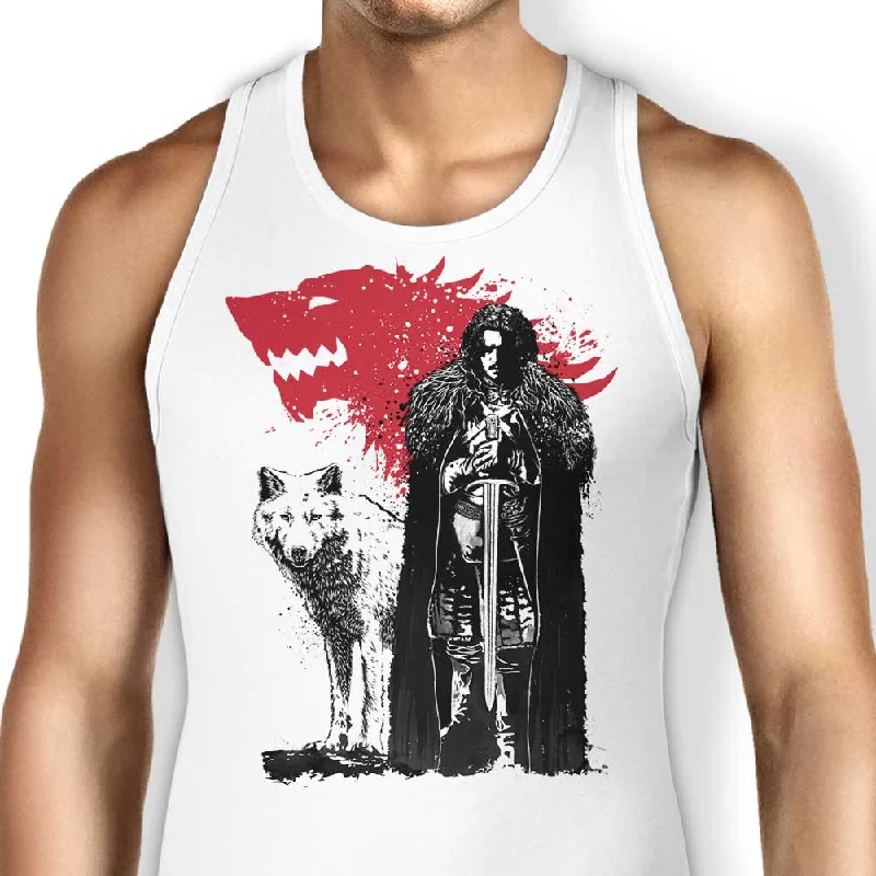 Women's Blouse with Cropped LengthThe King and the Wolf - Tank Top