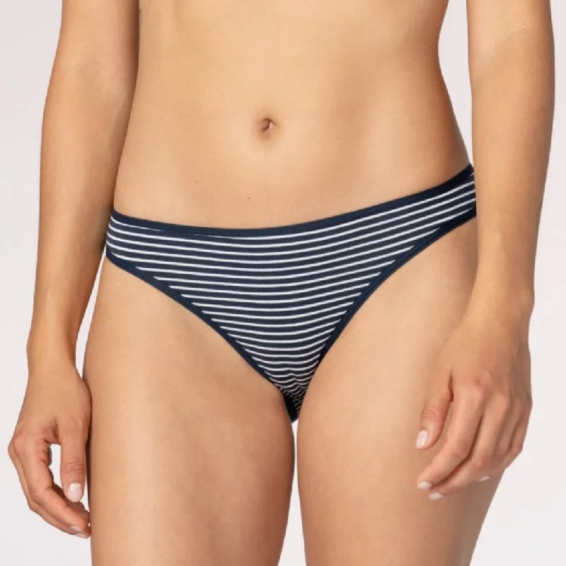 eco-friendly underwear made from organic cotton and bamboo fiber for sensitive skin and a sustainable choiceMey Cotton Stripe Mini Brief