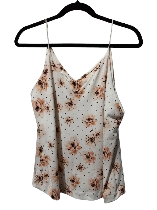 Women's Blouse with ZipperFloral Print Blouse Sleeveless Maurices, Size L