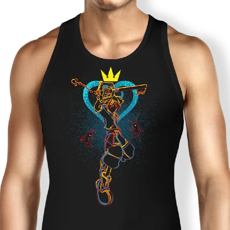 Women's Blouse with Rounded CollarShadow of the Keyblade - Tank Top