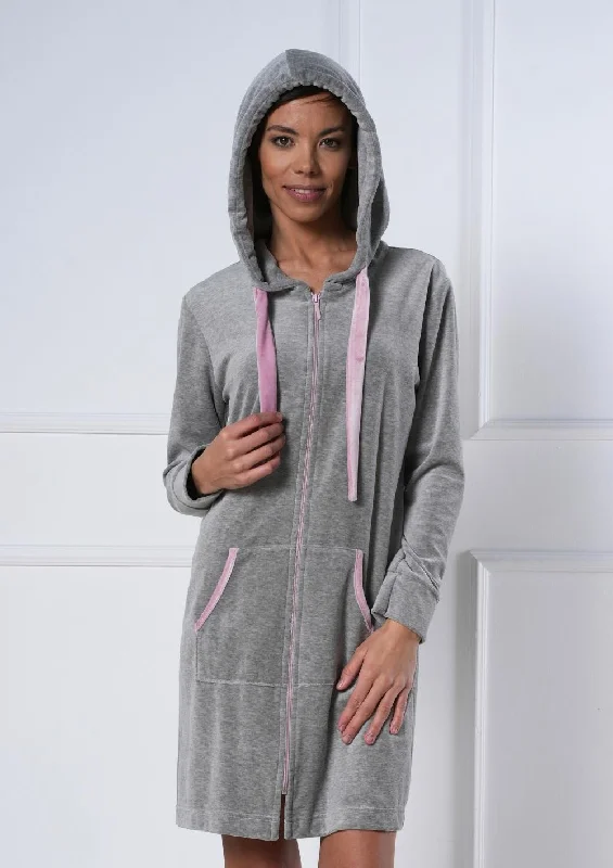 women's pajamas with a cozy, snug fit for ultimate comfortMontreux rövid plüss cipzáras Belmanetti köntös 1214