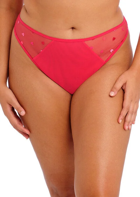 wireless maternity braSachi Red Confetti Thong