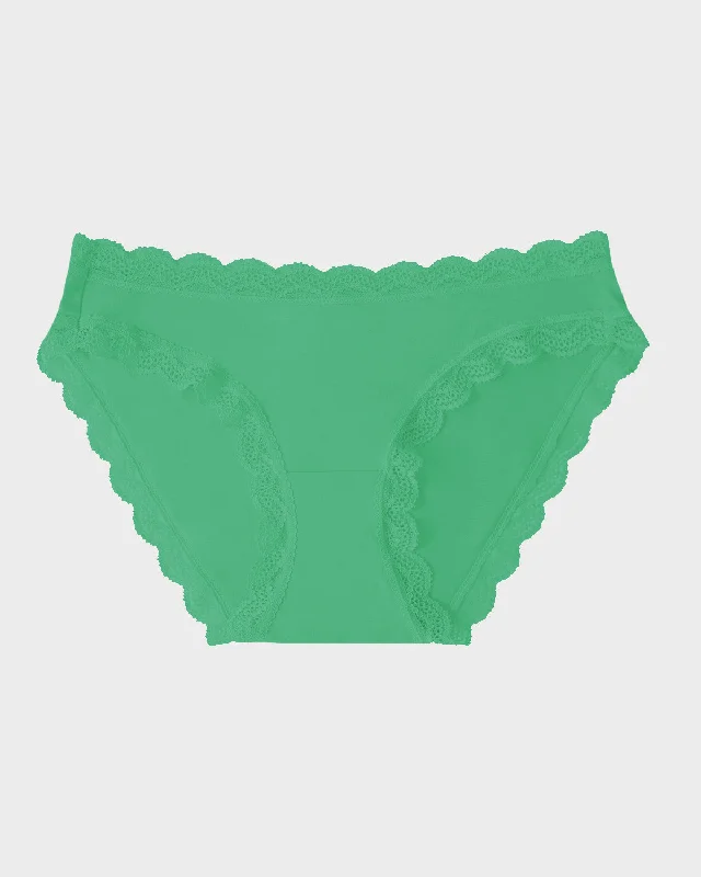 lightweight silk panties for everyday wearThe Original Brief - Emerald Green