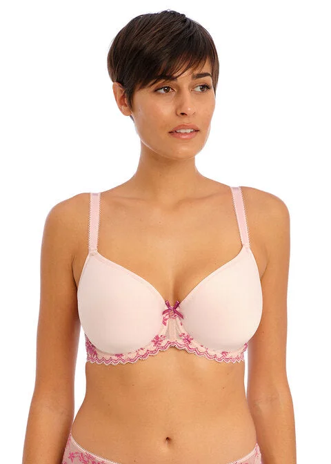 front-closure bra for easy dressingOffbeat Decadence Vintage Rose Uw Moulded Spacer Bra