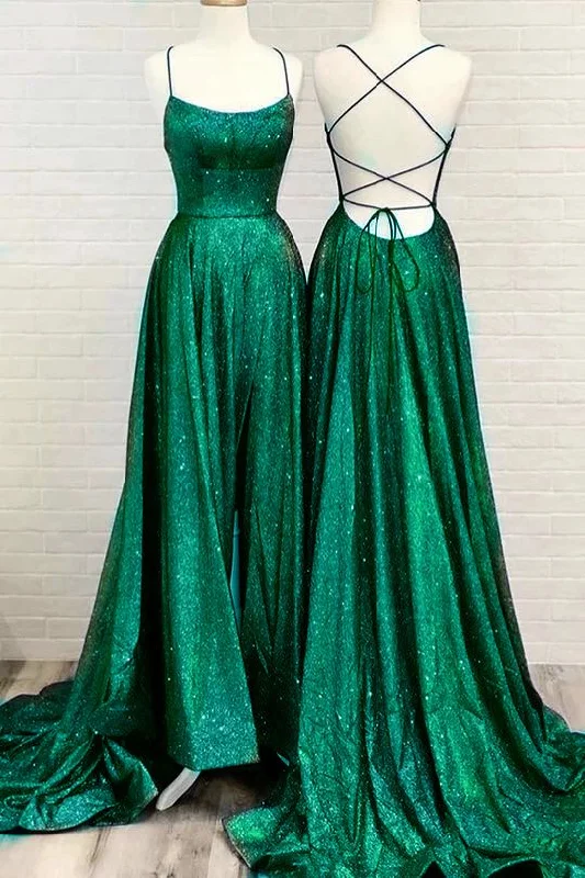 Women's Boat Collar DressesSexy Prom Evening Dress Long Party Dresses Green Dress    S860