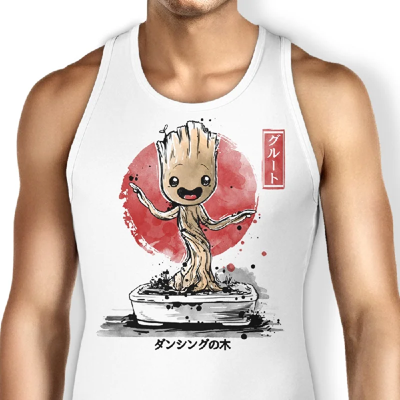 Women's Blouse with V-Shaped CollarBonsai Groot - Tank Top