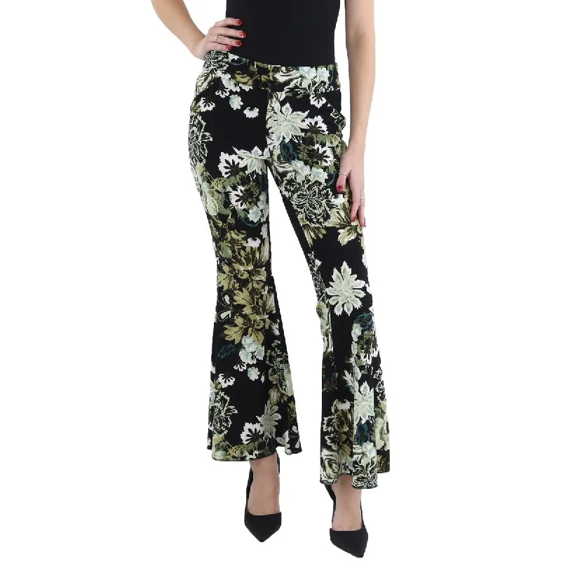 Women's CaprisWomens Mid Rise Special Occasion Flared Pants