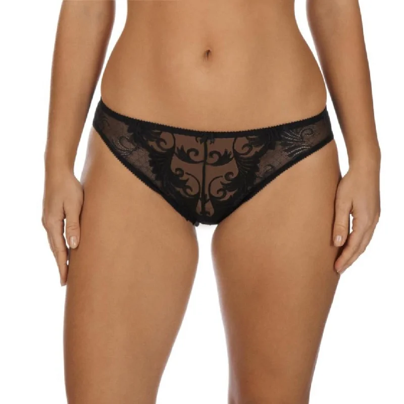 plus-size lace panties with a high-waisted design, full coverage, and tummy control for all-day wearEmpreinte Thalia Luxe Lace Briefs