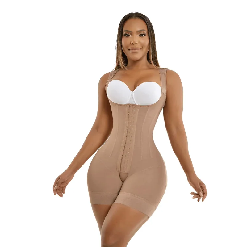 full-body suit with built-in bra for support1-2034 Plus en Glúteos + Varillas sin Brasier