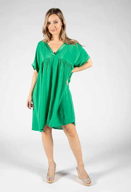 Women's Contemporary ShortsV-Neck Tee Dress