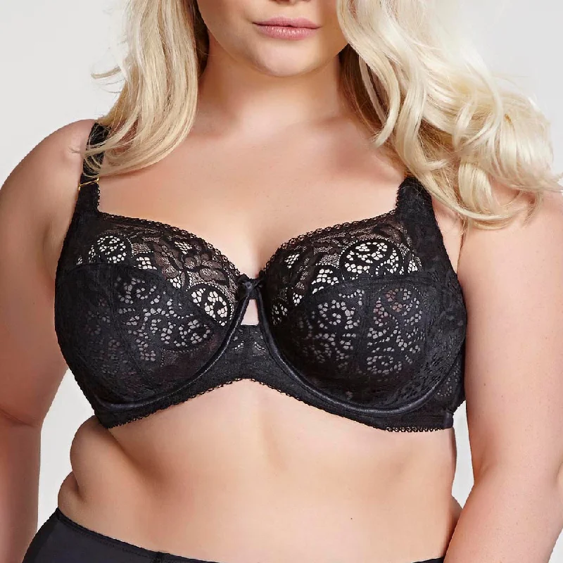 seamless molded bra for smooth undergarmentsSculptresse Estel UW Full Cup Bra - Black