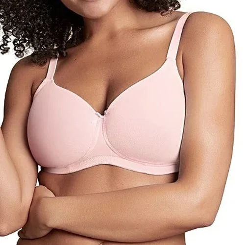 lace-trimmed convertible bra for special eventsRoyce Skyla Wire-Free Moulded T Shirt Bra - Rose