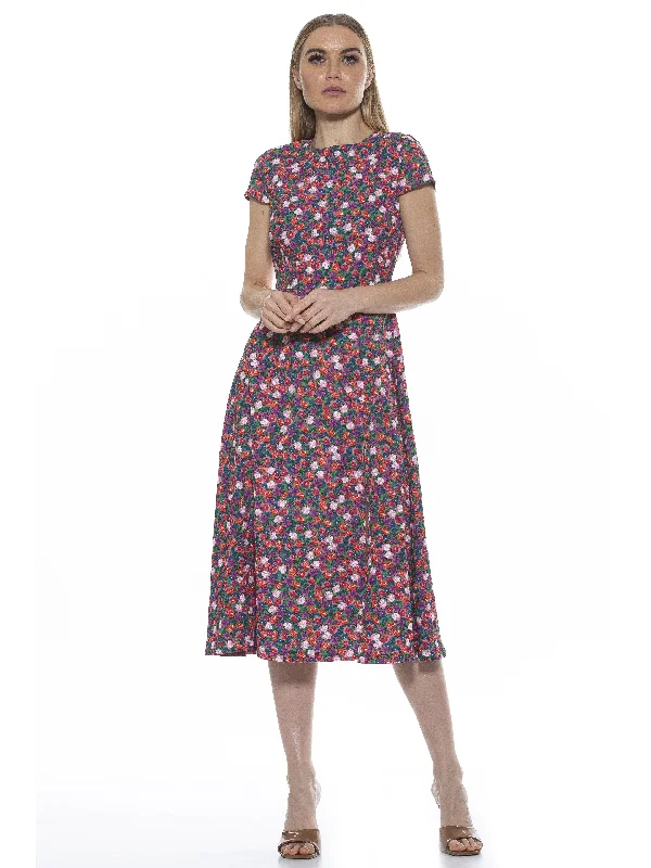 Women's Boat-Neck DressesLily Midi Dress