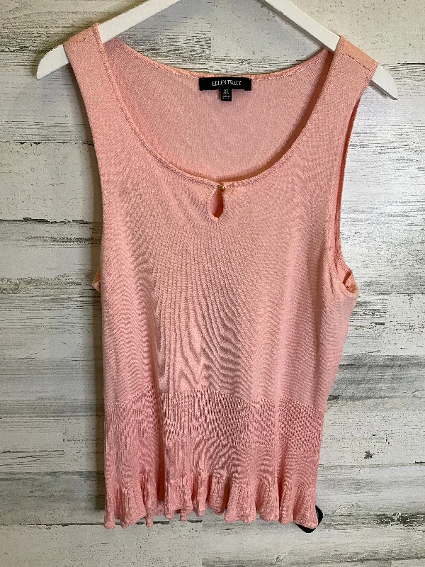 Women's Long-Sleeve BlouseBlouse Sleeveless By Ellen Tracy In Pink, Size: Xl