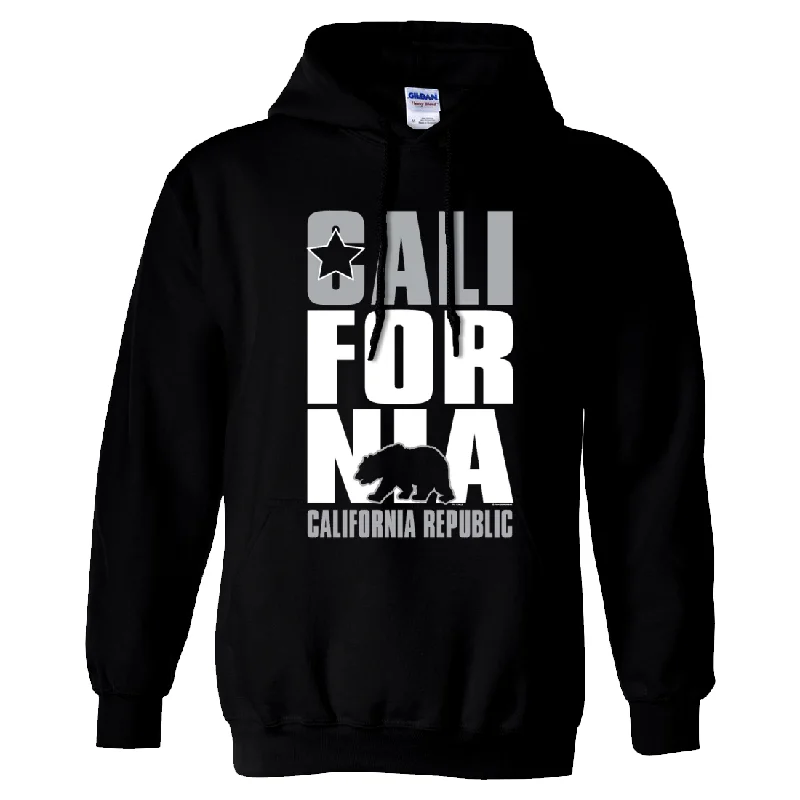 Women's Hooded Sweatshirts with Striped LiningCalifornia Republic Raiders Style Sweatshirt Hoodie