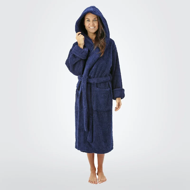 women's pajamas with snap buttonsWomen's 20 oz. Deluxe Turkish Cotton Hooded Bathrobe