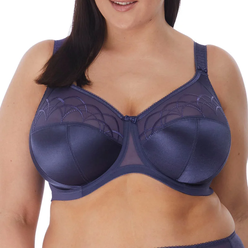 plus-size minimizer underwire braElomi Cate UW Full Cup Bra - Denim